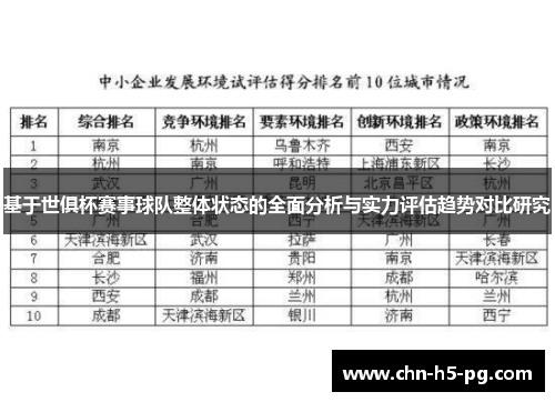 基于世俱杯赛事球队整体状态的全面分析与实力评估趋势对比研究
